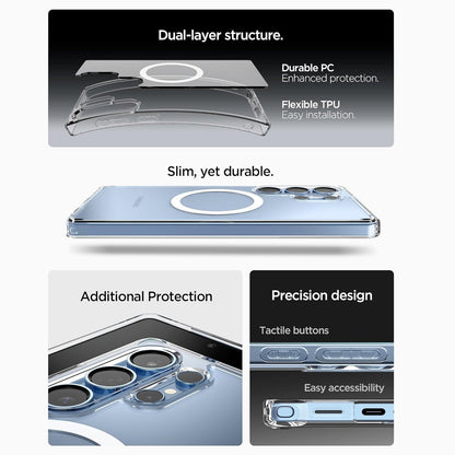 Samsung Galaxy S25 Ultra Hybrid Shockproof Case With Magsafe - Transparent