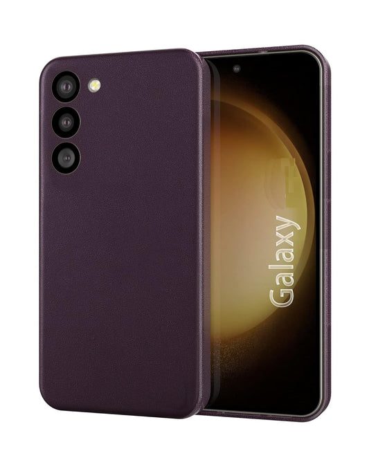Samsung Galaxy S24 Plus Vegan Leather Case - Wine