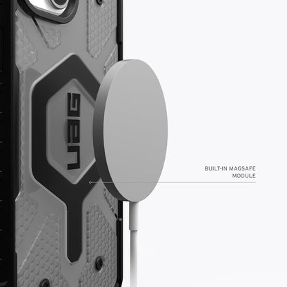 iPhone 15 Plus Pathfinder Series Rugged Magsafe Matte Case - Ash Black