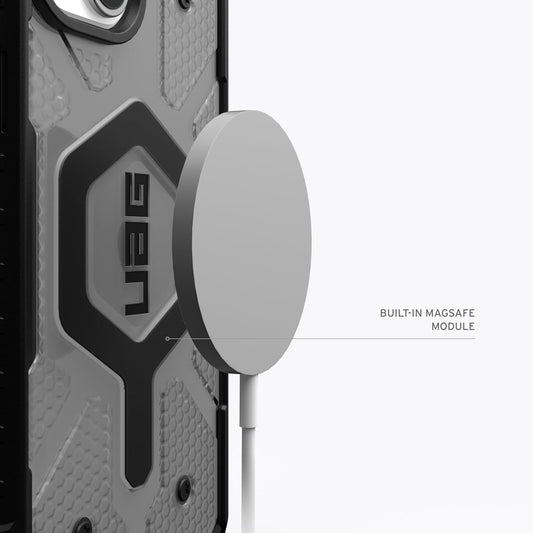 iPhone 15 Plus Pathfinder Series Rugged Magsafe Matte Case - Ash Black