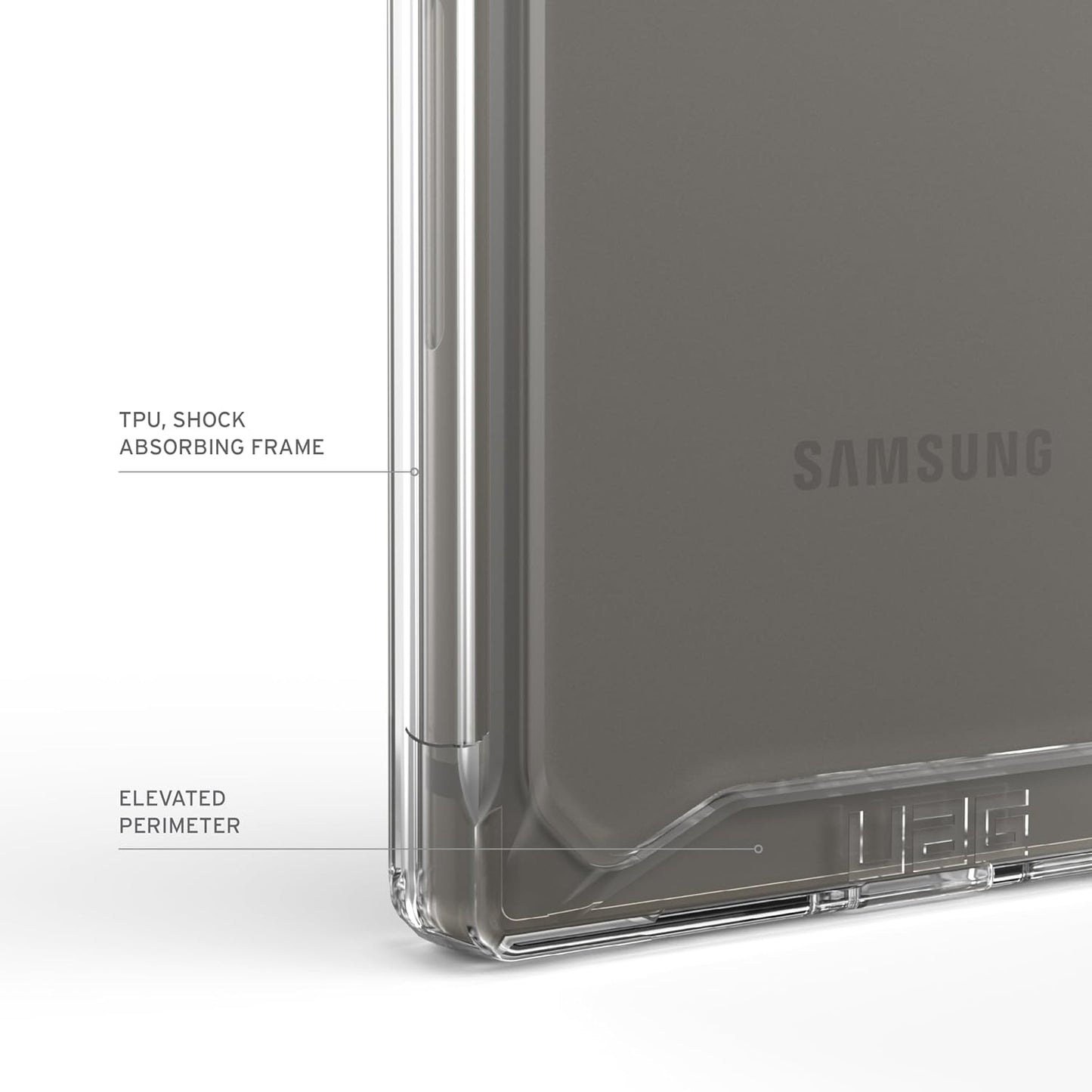 Samsung S24 Ultra UAG Plyo Series Armor Protective Clear Case - Transparent