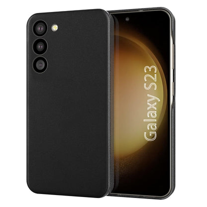 Samsung Galaxy S23 Vegan Leather Case - Black