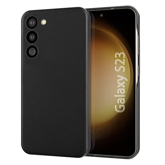 Samsung Galaxy S23 Vegan Leather Case - Black