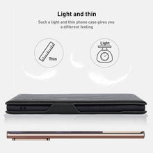 Samsung Galaxy S26 Ultra Shockproof Leather Flip Case Cover  - Black