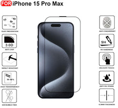 HD Tempered Glass for iPhone 15 Pro