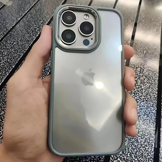 iPhone 15 Pro Bumper Case With Camera Protection - Natural Titanium