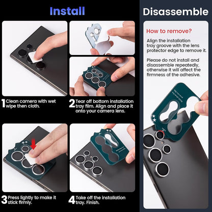 Metal Camera Ring For Galaxy S25 Ultra