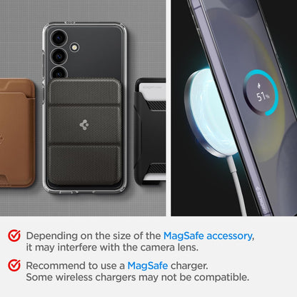 Samsung Galaxy S24 Plus Zero One Machine Shockproof Case with Magsafe - Black