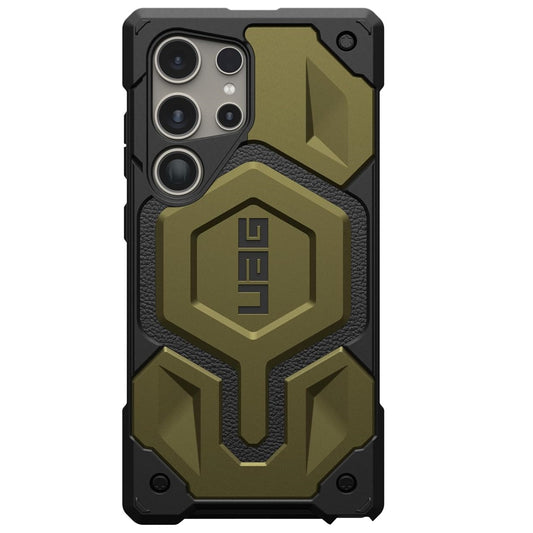 Samsung S24 Ultra Monarch Pro Top Grain Leather (TGL) Protective Armor Case with Magsafe - Gold