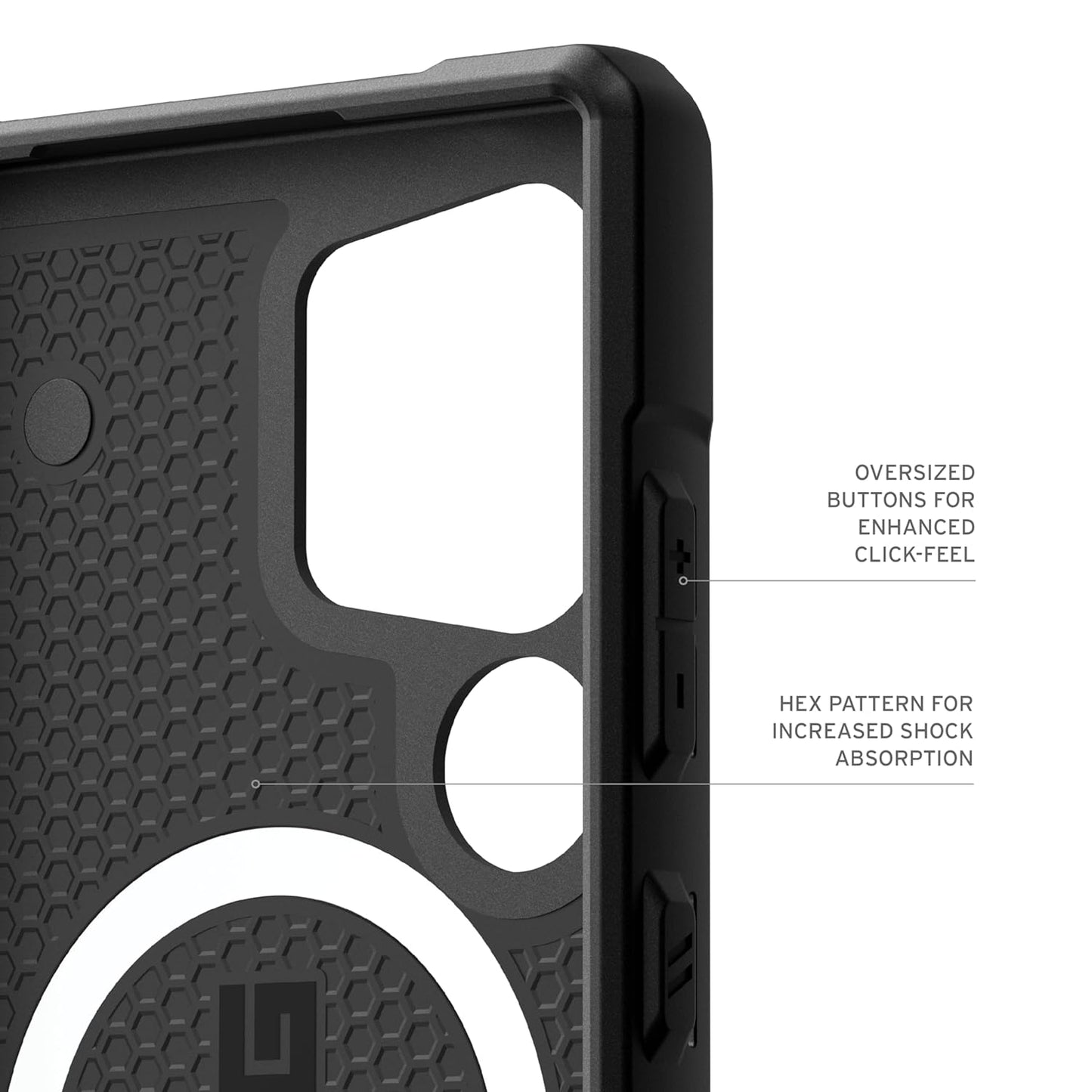 Samsung Galaxy S24 Ultra Pathfinder Series Ragged Armor Protective MagSafe Case - Black