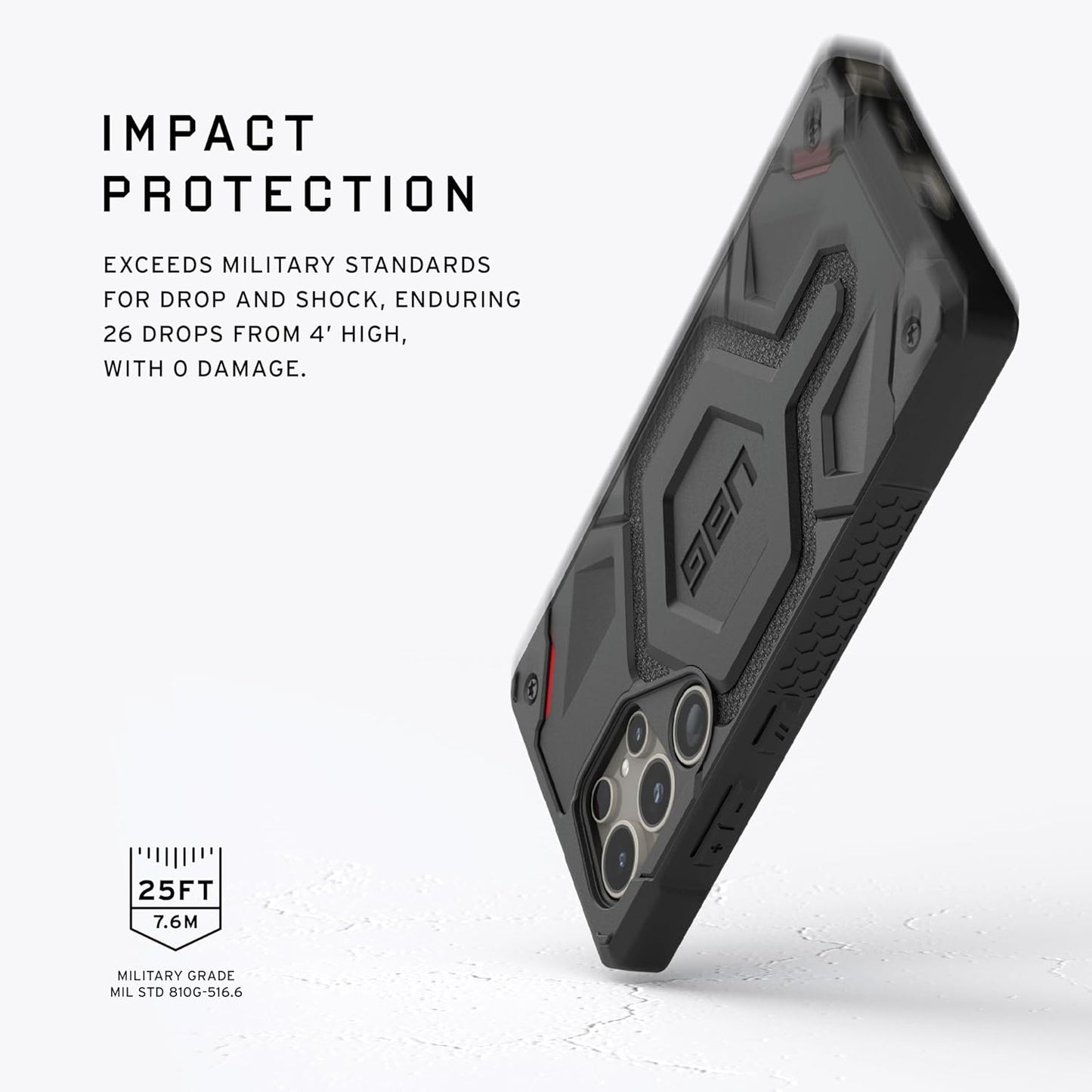 Samsung Galaxy S25 Ultra UAG Monarch Pro Carbon Protective Case with MagSafe - Gray