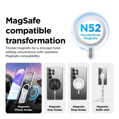 Samsung Galaxy S25 Ultra Shockproof Clear Magsafe Case - Transparent