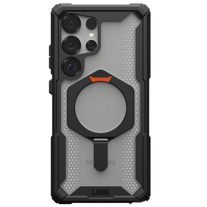 Samsung Galaxy S24 Ultra Plasma XTE Ruged Armor Case with MagSafe & Metal Kickstand - Ice Clear