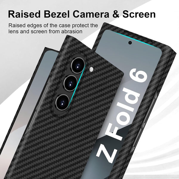 Samsung Galaxy Z Fold 6 Piblue Carbon Fiber Case