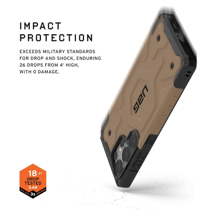 Samsung Galaxy S25 Ultra Pathfinder Rugged Featherlight Shockproof Protective Case - Earth