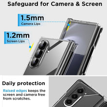 Samsung Galaxy Z Fold7 Cristal Clear Transparent Case with S Pen Slot - Clear