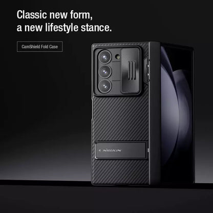 Samsung Galaxy Z Fold6 Nillkin Cam-Shield Pro Case with Kickstand - Black