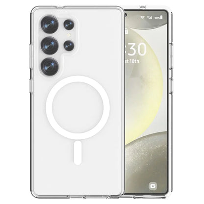 Samsung Galaxy S25 Ultra Clear Back Cover Case with MagSafe - Transparent