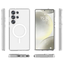 Samsung Galaxy S26 Ultra Clear Back Cover Case with MagSafe - Transparent