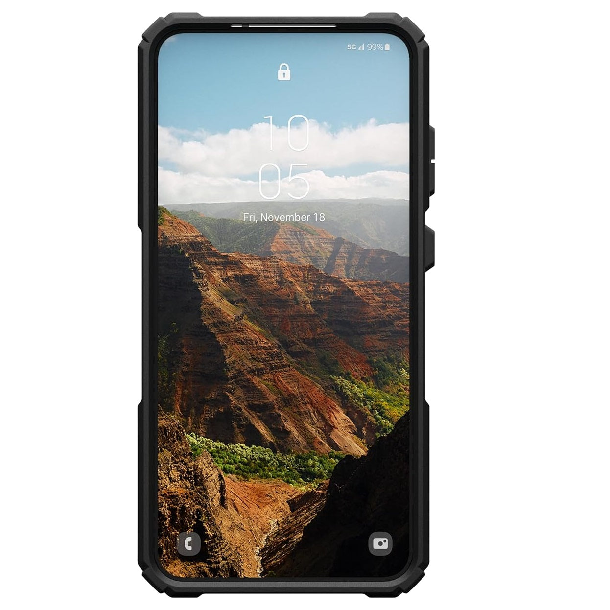 Samsung Galaxy S25 UAG Plasma XTE with MagSafe & Metal Kickstand - Ash Black
