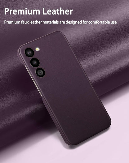 Samsung Galaxy S23 Vegan Leather Case - Titanium