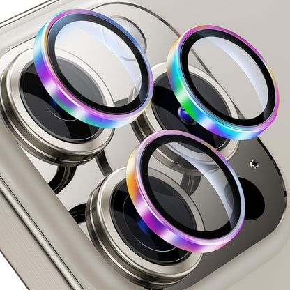 iPhone 15 Pro Camera Lens Protector Metal Frame with Glass