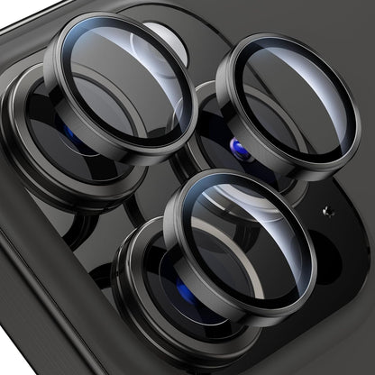 iPhone 15 Pro Camera Lens Protector Metal Frame with Glass
