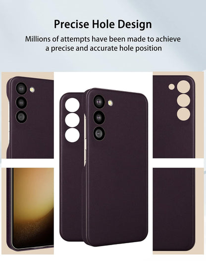 Samsung Galaxy S23 Vegan Leather Case - Titanium