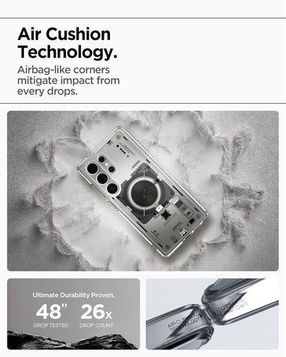 Samsung Galaxy S24 Ultra Zero One Machine Shockproof Case with Magsafe - Matte Clear