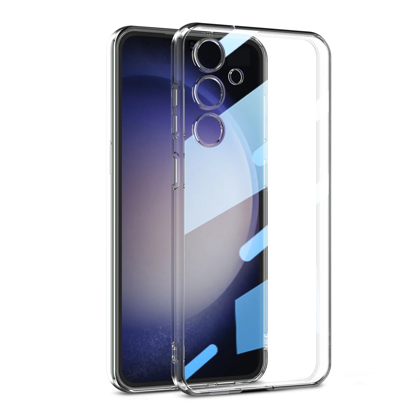 Samsung Galaxy S24 Plus Ultra-Thin Transparent Electroplating TPU Soft Case Cover-Transparent