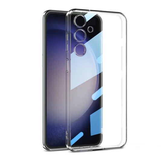 Samsung Galaxy S24 Plus Ultra-Thin Transparent Electroplating TPU Soft Case Cover-Transparent