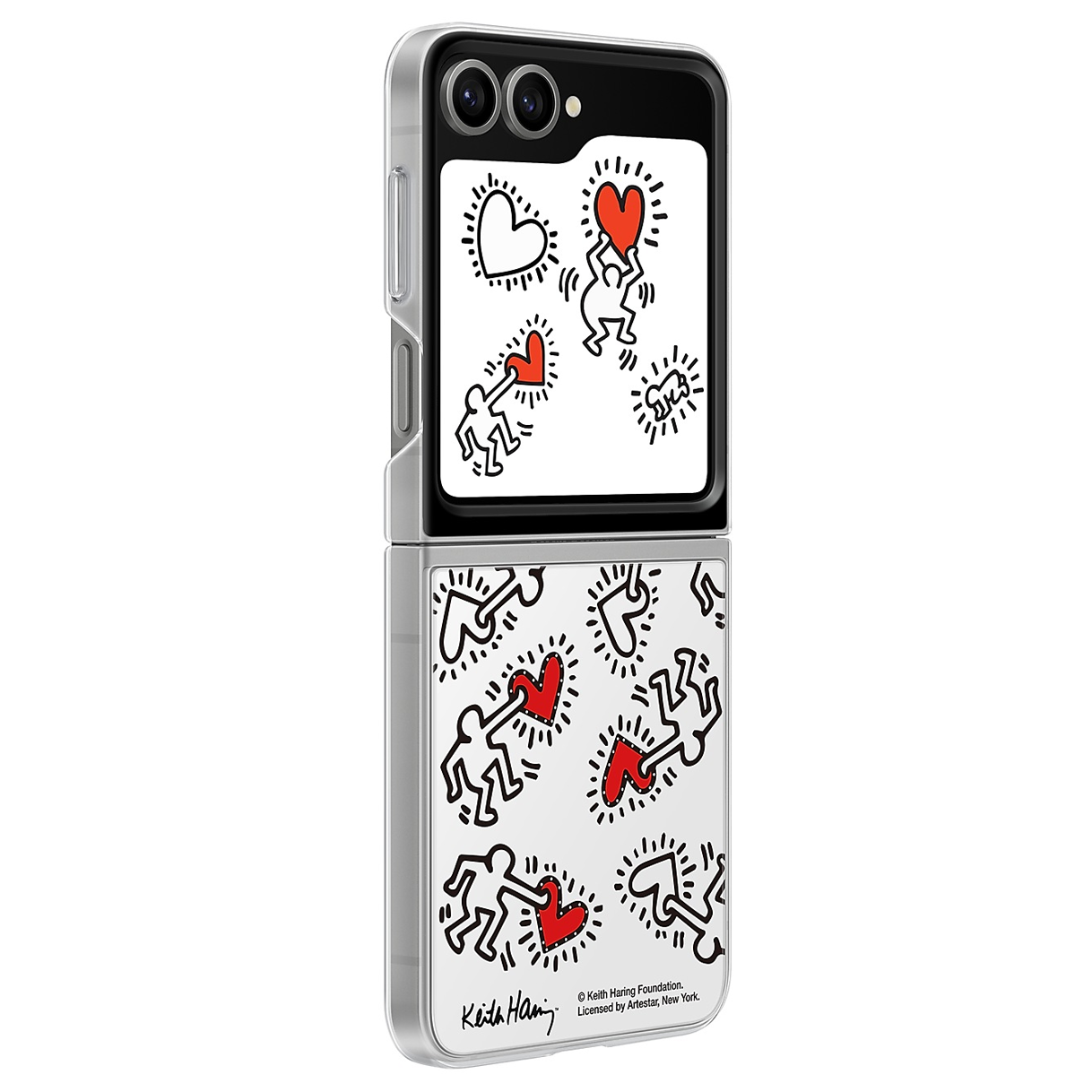 Samsung Galaxy Z Flip6 Flipsuit LED Case Transparent Protective Shell Cover - Clear