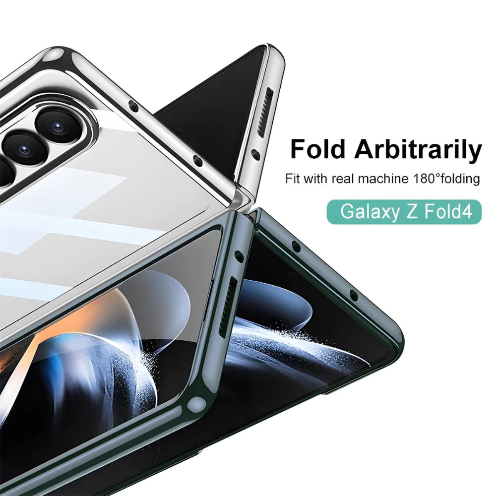 Samsung Galaxy Z Fold 4 Electroplated Chrome Back Cover - Silver