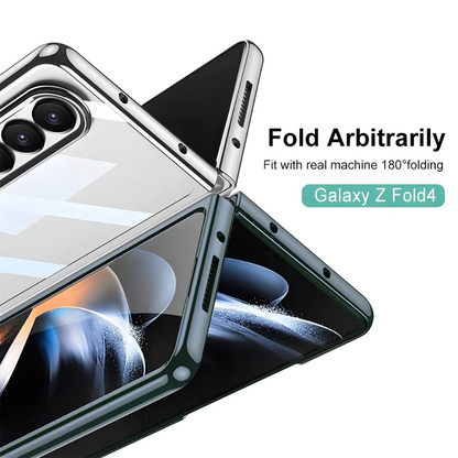 Samsung Galaxy Z Fold 4 Electroplated Chrome Back Cover - Silver