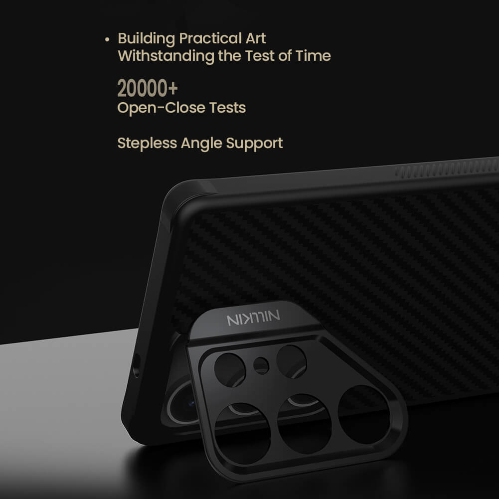Samsung Galaxy S25 Ultra Nillkin CarboProp Magnetic Aramid Fiber Armor Magsafe Case - Fine Hole Version