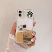 iPhone 12  Transparent Starbucks Case with Floating Cup