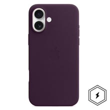 Apple iPhone 16 Plus Leather Back Cover Case with MagSafe - Purple