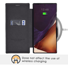 Samsung Galaxy S26 Ultra Shockproof Leather Flip Case Cover  - Black