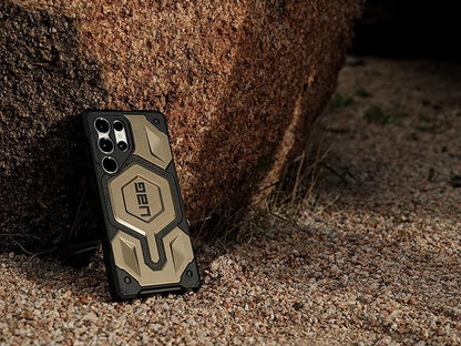 Samsung Galaxy S23 Ultra UAG Monarch Pro Rugged Heavy Duty MagSafe Case - Gold