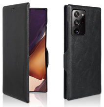 Samsung Galaxy S26 Ultra Shockproof Leather Flip Case Cover  - Black