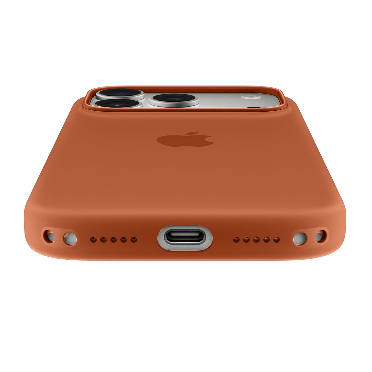 iPhone 18 Pro Silicone Back Cover Case with MagSafe & Camera Control Button - Terra Cotta