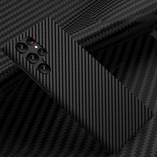 Samsung Galaxy S24 Ultra Carbon Fiber Aramid Kevilar Case - Black