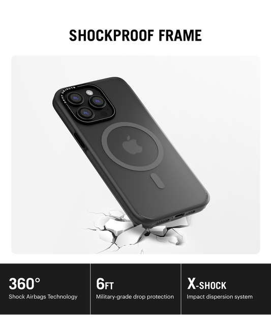 iPhone 15 Pro Max Nimbus MagSafe Case Cover Black