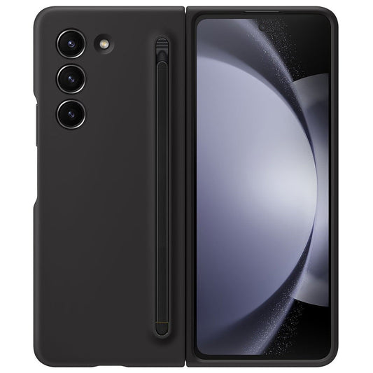Samsung Galaxy Z Fold 5 Skin Feel Slim Matte Case with Stylus - Black
