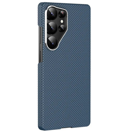 Samsung Galaxy S25 Ultra X-Level Ultathin 0.5mm Carbon Fiber Pattern Case with Magsafe  - Blue