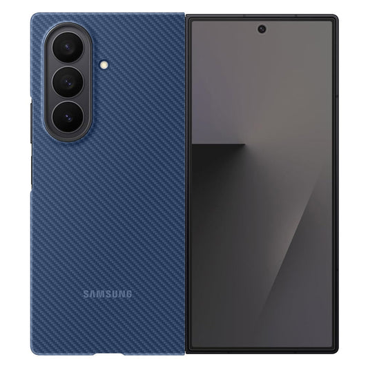 Samsung Galaxy Z Fold 7 Ultra-Thin 0.8mm Carbon Case (Only Back) - Blue