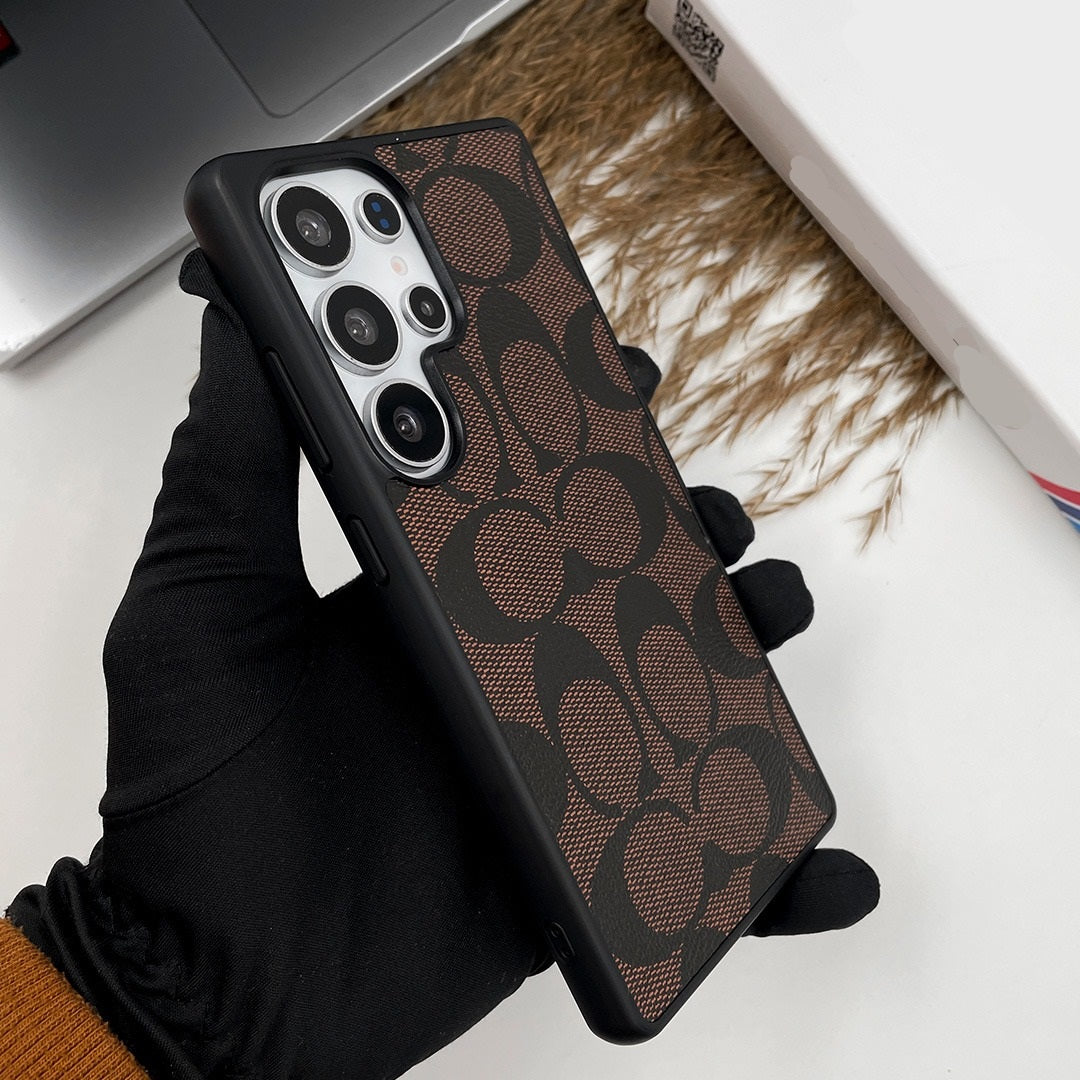 Samsung Galaxy S25 Ultra Leather Case - Brown