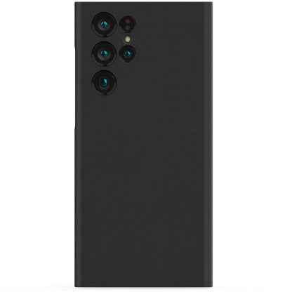 Samsung Galaxy S22 Ultra Leather Case Slim Profile - Black