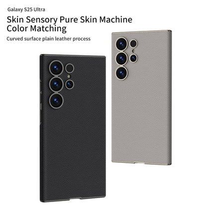 Samsung Galaxy S25 Ultra Durable Matt Leather Guard Case