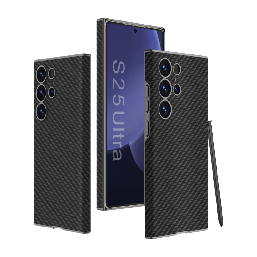 Samsung Galaxy S25 Ultra Durable Matt Leather Guard Case